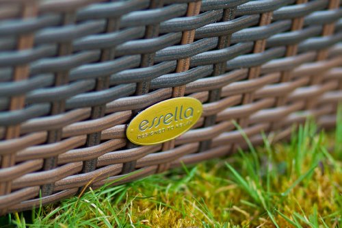 essella Polyrattan Garnitur Bahamas in Bicolor-Braun – Bild 6