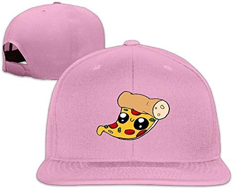 XHX Unisex Cute Big Eyes Pizza Flat Hat Snapback Hip Hop Baseball Cap