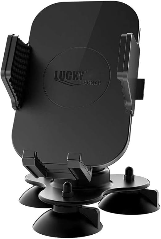 LUCKYLAKER Strong Suction Phone Mount Base Universal Marine Electronic