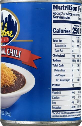 SKYLINE CHILI ORIGINAL CHILI, 15 OZ
