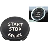 Black Start Stop Engine Button Switch Cover for BMW X5 E70 X 6 E71 3 | for E90 E91 E92 E93 E87 E83 Z4 E89 320 325 520 525 328i(2007-2011) 335i 330
