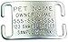 Leash Boss Personalized Pet ID Tags for Dog and Cat Collars - Engraved, Durable, Silent, and Secure (5/8 Inch Adjustable Collars, Small)