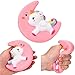 Kayoon Jumbo Squishies Galaxy Panda Penguin Moon Unicorn Soft Slow Rising Cream Scented Squeeze Decompression Toys for Collection Gift Stress Relief (3PCS)