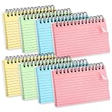 Koogel 400 Pieces Index Card, 3 x 5 Inch Colorful Learning Card Note Cards 8 Pac