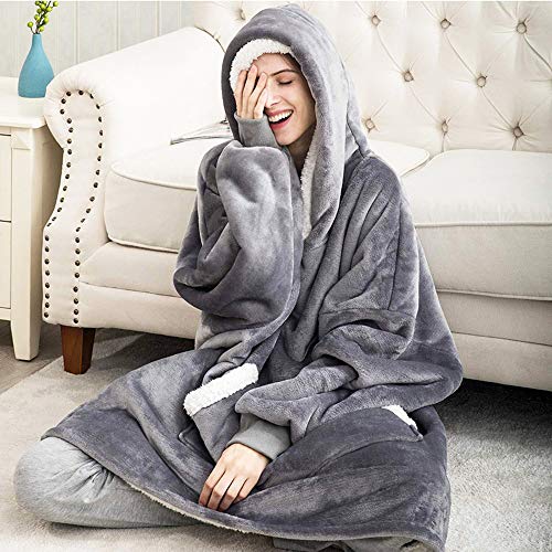 cotton yangda Hoodie deken, oversized hoodie sweatshirt, originele deken sweatshirt, super zacht, gezellig, warm… - Image 5