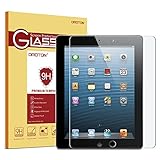 OMOTON iPad 2/3/4 Glass Screen Protector - Tempered Glass with [2.5D Round Edge] [9H Hardness] [Crystal Clear] [Scratch Resist] [No-Bubble]
