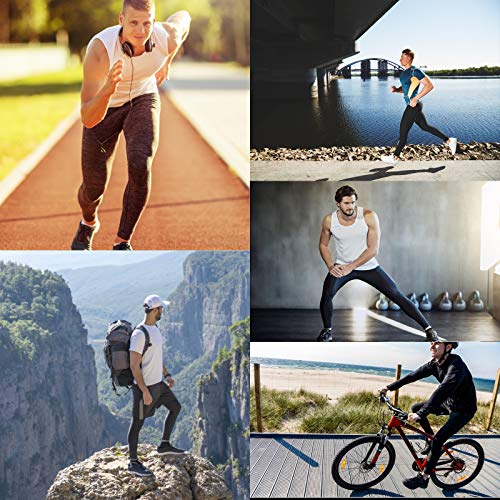 MEETWEE heren Leggings Heren Compressie Sport Leggings - Image 7