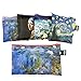 LOQI Museum10 Collection Pouch Set of 4 Reusable Grocery Bags