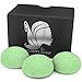Konjac Sponge (3 Pack) - Facial Sponges - Hemisphere Shape - Green Tea - The Beauty Shelf