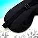 Coucoland 100% Mulberry Silk Funny Sleeping Eye Mask Cover Blindfold for Sleep Adjustable Head Straps with Two Ear Plugs