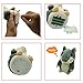 Wua Cute Mimicry Pet Talking Hamster Repeats What You Say Plush Animal Toy Electronic Hamster Mouse for Kids Birthday Christmas Gift