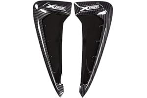 AUTOBRO ABS Plastic X-drive Shark Gills Side Decoration Fender Air Vent Trim Cover for BMW X5 F15 X5M F85 2014 2015 2016 2017 2018