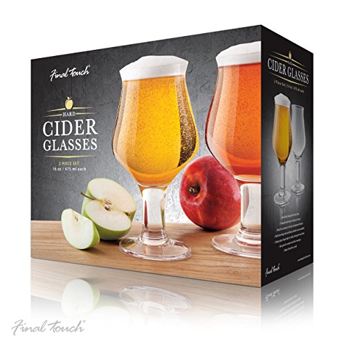 Final Touch Hard Cider Glass, Set of 2 - Thumbnail 2