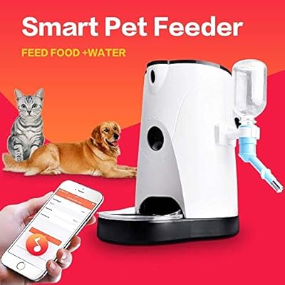 4l Automatic Pet Feeder Mobile App Remote Operation Dog Cat Food