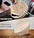 Round Bread Banneton Proofing Basket Kit Bowl Set of 2 Sourdough Natural Rattan Proofing Baskets 9 Inch with Dough Scraper Brotform Cloth Liner Basting Brush for Artisan & Home Bakers