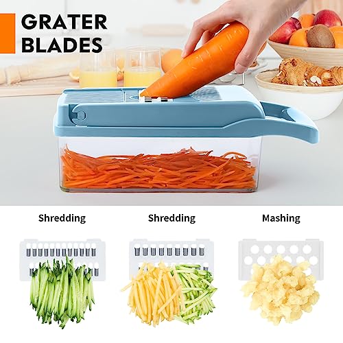 Vegetable Chopper, Pro Onion Chopper, Multifunctional 13 In 1 Food
