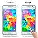 [2 Pack] Samsung Galaxy Grand Prime Screen Protector, NOKEA [Tempered Glass] with [9H Hardness] [Crystal Clear] [Easy Bubble-Free Installation] [Scratch Resist] (for Galaxy Grand Prime)