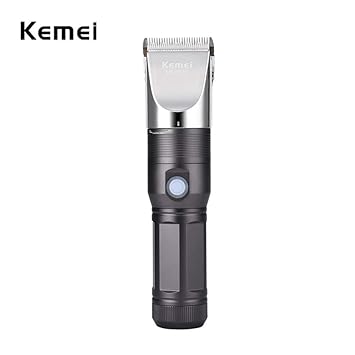 Kemei Powerful Carbon Steel Head Hair Trimmer Usb Rechargeable