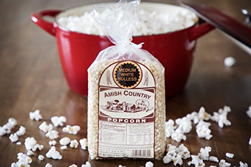 image for Amish Country Popcorn - Medium White Popcorn- 2 Lb Bag - Old Fashioned