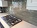 Stratus Perfect Gray Glass Tile. Hand Painted and Custom Made. Perfect for Bathrooms and Kitchens. Color Sample