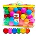 Plastic Air Filled Balls for Pits 100 Pack | Crush Proof, Durable, BPA & Phthalates Free, Colorful | for Indoors & Outdoors, Play Tents, Kiddie Pools, Playpen, Jumping Castles, Bounce Houses