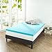 ZINUS 3 Inch Green Tea Cooling Gel Memory Foam Mattress Topper, Cooling Gel Foam, CertiPUR-US Certified, King, Blue