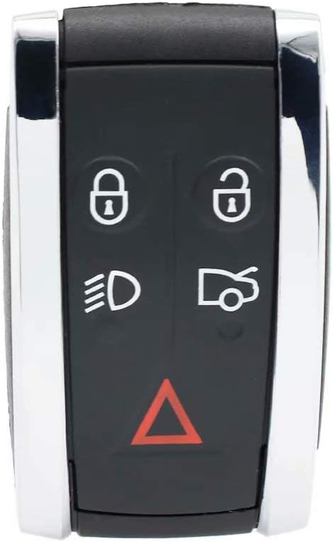 Jahyshow Remote Key Case Shell Key housing 5 Button for Jaguar XF XK XKR X-Type S-Type Uncut Blade