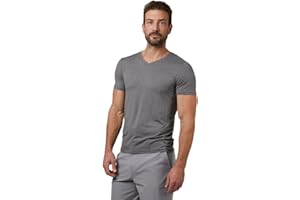 32º DEGREES 32 DEGREEES Men's Cool Classic Vneck T-Shirt | Anti-Odor | 4-Way Stretch | Moisture Wicking