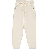 ACESTAR Kids Unisex Plain Sweatpants Cotton Drawstring Casual Pull-on Jogger Pants for Boys or Girls Age 5-14Y