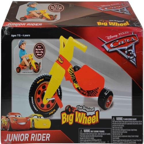 Lowest Prices! Disney Cars Junior Big Wheel Ride On The Original Big Wheel