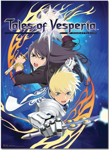 Tales of Vesperia Wall Scroll New Yuri & Flynn Cover Art Fabric Art ge60729