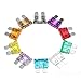 IZTOSS 100Pcs car auto Blade Fuse Kit 2A 3A 5A 7.5A 10A 15A 20A 25A 30A 35A with FUSE PULLER Fuse Dimensions:19mm x 5mm x 18.5mm