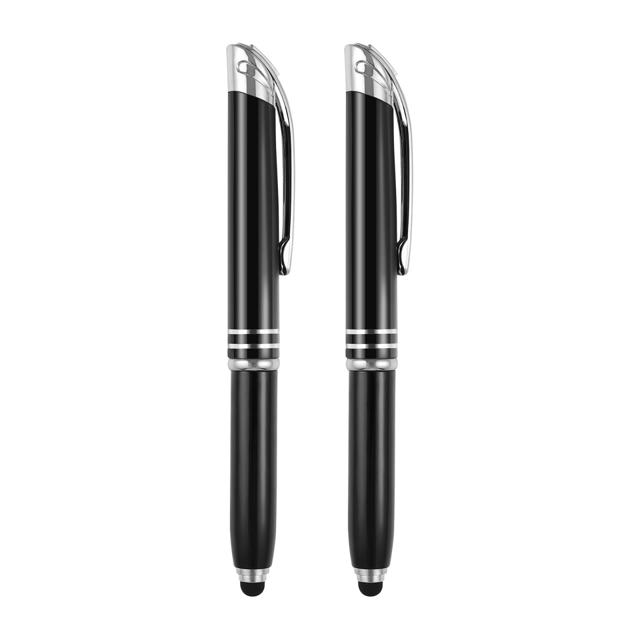 Toyvian 2pcs Light Ballpoint Pen Night Writing in Dark LED Ballpoint Pen Durable Stationery for Home School Office