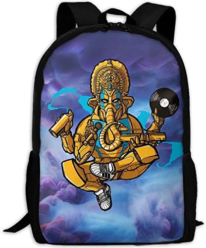 Magic Robot Full 3D Print Backpack College School Laptop Bag Daypack Travel Shoulder Bag For Unisex