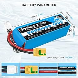 Yowoo Graphene Battery 6S 22.2V 5000mAh 100C with