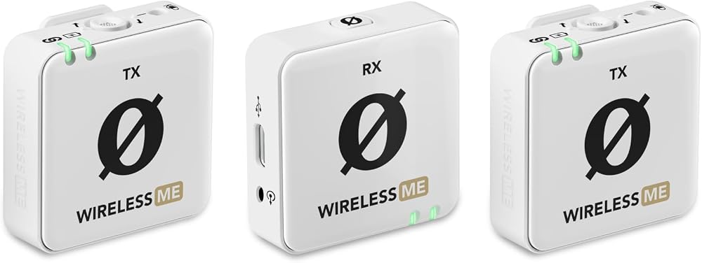 RØDE Wireless ME Dual Set Ultra-compact Wireless Microphone System White