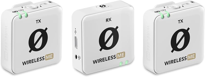RØDE Wireless ME Dual Set Ultra-compact Wireless Microphone System White