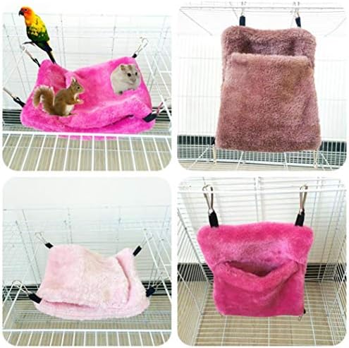 Popular Warm Bed Rat Hammock Squirrel Winter Toys Pet Rat Hamster Cage House Hanging Nest 2019 New (Random)