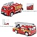 JQGT 6 in 1 Pocket Fire Engine Truck Rescue Vehicle Toy Play Set for Kids Toddlers Mini Action Fire Truck Toy