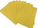 10 Sheets A4 Soft Touch Craft Glitter Cardstock 250gms Premium Sparkling Card Gold Color DIY Gift