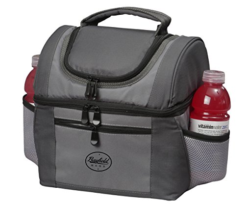 Bayfield Insulated Double Decker Extra Large Cooler Lunch Bag with No-Leak Liners