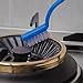 MXY Stove Brush Deep Clean Brush Set Gas Stove Smoke Machine Tool Cleanser Kitchen Detail Brushes Including 1 Stainless Steel Brush, 1 Brass Brush, 1 Nylon Brush