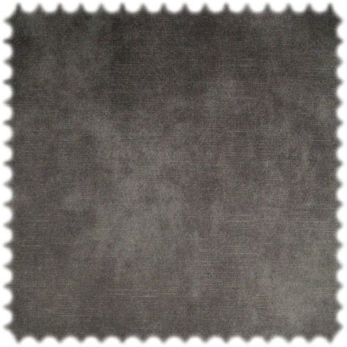 polstereibedarf-online Edler Samt Velours Möbelstoff Heiro Luxus Anthrazit mit Fleckschutz