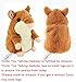 Color You Talking Hamster Repeats What You Say Electronic Pet Talking Plush Toy