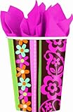 Amscan Hippie Chick Paper Cups Birthday Party Disposable Drinkware Supply (8 Pack), 9 oz, Multicolor