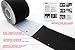 Fitdom Kinesiology Physiotherapy Synthetic Sports Tape in Uncut, Precut & Bulk Roll + Bonus Instruction. Therapeutic Taping for Knee, Shoulder, Elbow & More. Providing Recovery & Support