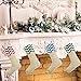 Boao Christmas Stocking Holders for Mantle, Metal Hooks Hanger Purse Hook Hanger Xmas Stocking Hangers Christmas Safety Hang Grip Stockings Clip for Fireplace Christmas Xmas Party Decoration
