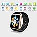 GT08 Bluetooth Smart Watch for Android phones， Beaulyn Smart Watch with SIM Card Slot,Call,Massage,For IOS iphone and Android phones Samsung ZTE Sony LG Smartphones, Sweatproof(gold-black)