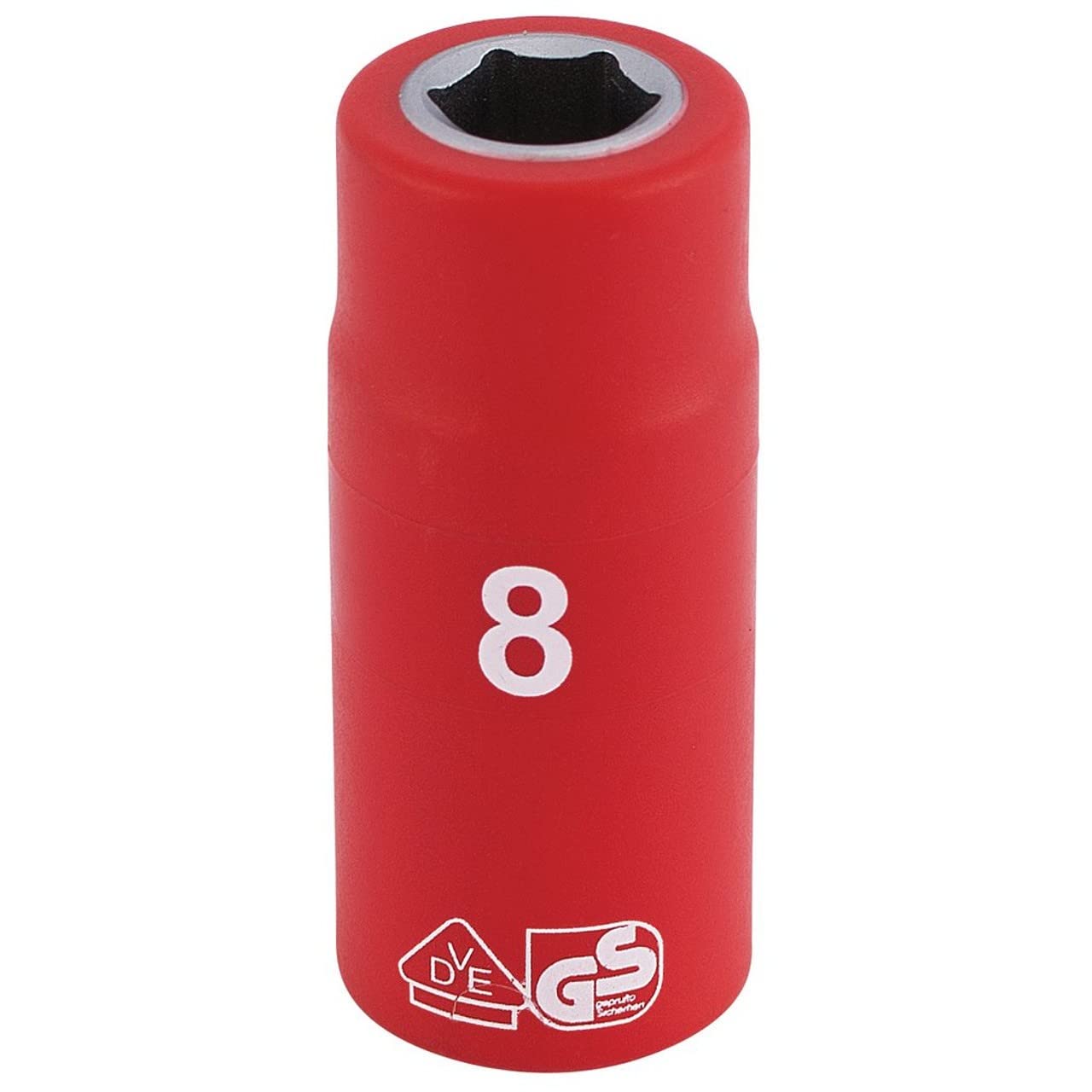 Draper 31435 1/4-Inch Square Drive Metric VDE Socket, 8 mm