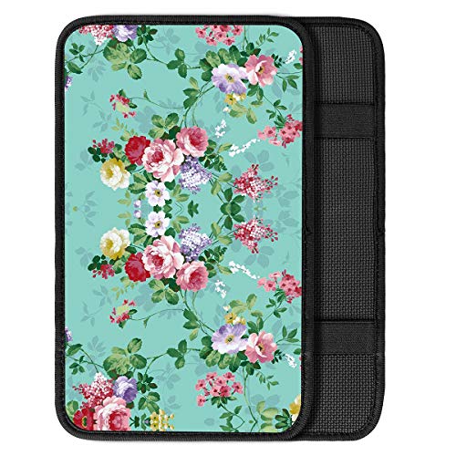 Vehicle Center Console Armrest Cover Pad, Universal Fit Soft Comfort Center Console Armrest Cushion for Car, Stylish Pattern Design Car Armrest Cover